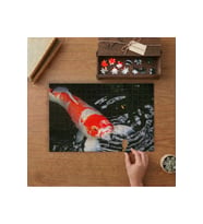 Kırmızı Balık - Deniz Tasarımı 240 parça Ahşap Puzzle Ahşap Kutuda MP03304