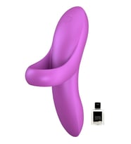 Bold Lover Dark Pink 12 Farklı Titreşim Modlu Parmak Vibratörü+Jel 