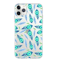 PrintiFy Apple  iPhone 11 Pro Max ile Uyumlu 1mm Slim Fit Nazar Boncuğu 3 Baskılı Şeffaf  Kılıf