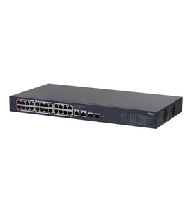 DAHUA 24port CS4228-24GT-240 Gigabit 2-FSP 2-Uplink 240w Full PoE Cloud Switch