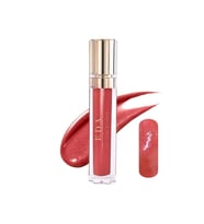 EDA LUXURY BEAUTY Şeftali Rengi Pembe Simli Dudak Parlatıcısı Lipstick Lüks Parlak Hacimli Ruj Diamond Shine Lip Gloss E27