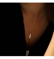 Kişiye Özel 925 Ayar Gümüş Müzik Notası Kolye