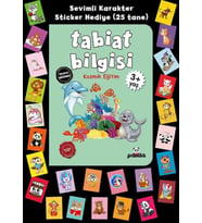 Stickerlı 3+ Yaş Tabiat Bilgisi (Kozmik Eğitim)