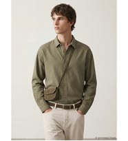 LCW Vision Haki Regular Fit Erkek Gömlek