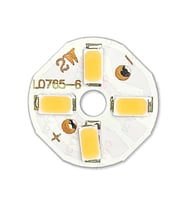 5730 6V 2W 20mm Beyaz 4 Ledli Modül Aluminyum Pcb Lamba Halka Led Aydınlatma Işık