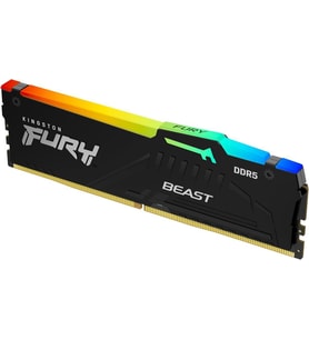 Kingston FURY Beast Black RGB 16GB 6000MT/s DDR5 CL30