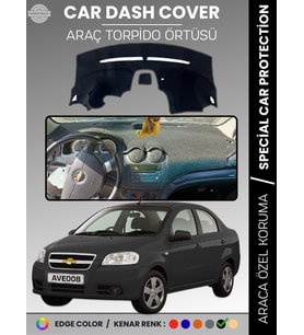CHEVROLET AVEO (2006-2011) Torpido Örtüsü Ön Göğüs Torpido Koruma Tam Uyum Kaymaz Hızlı Montaj