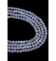 4 MM Akik Taşı Dizi - DZ4099-A (Mavi)