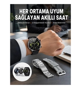 Mey İthalat® Akıllı Saat Adımsayar Nabız Ölçer Titreşim Özellikli Çağrı Cevaplama Sosyal Medya Yeni