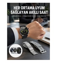 Mey İthalat® Akıllı Saat Adımsayar Nabız Ölçer Titreşim Özellikli Çağrı Cevaplama Sosyal Medya Yeni