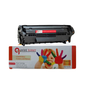 Qprint Toner USE WITH 12A Q2612A FX-10 MUADİL TONER 1010 1012 1015 1018 1020 1022 3030 3052 M1005 M1319 LBP2900 LBP3000