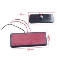 Çakar Reflektör 18 Ledli 2 Fonksiyonlu 12-24V (Adet)