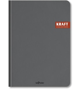 Color Kraft Ofis Defter Kareli Gri