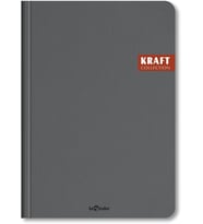 Color Kraft Ofis Defter Kareli Gri