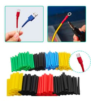 Ally 5 Renk Makaron Isı İle Daralan Kablo Seti 530 Adet 8 Boy Set (Çok Renkli)