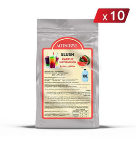 Altıncezve Ice Slush Karlı Buzlu Karlama Tozu  Karpuz 1.250 Gr - 10 L x 10 Adet