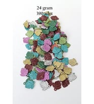 Oya Abiye Bileklik Kolye Pleksi Metalik Plastik Pul Karma Renk 24 gram 390 adet - BNC559