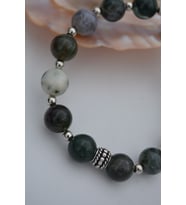 STONEAGE JEWELLERY Hint Akiği Unisex Doğal Taşlı Bileklik (Altın / Dore)