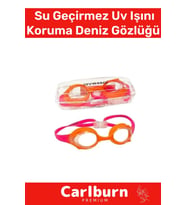 Deluxe Ayarlanabilir Kayış Su Geçirmez Uv Işını Koruma Silikon Plastik Antifog Çocuk Deniz Gözlüğü