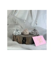 Eskitme Tavşan 3'lü Not Tutucu Set, Fotoğraf Tutucu