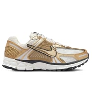 Nike Bowerman Zoom Vomero 5 Metallic Gold Leather Sneaker Hakiki Deri Kadın Günlük Spor Ayakkabı Beyaz Sarı