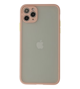 Pilelistore   iPhone 12 Pro Max Kılıf Montreal Silikon Kapak - Pembe