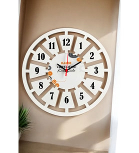 Makine Mühendisi Duvar Saati 40cm 006 (Beyaz)