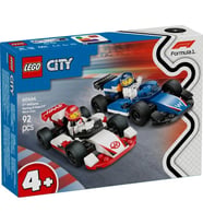 LEGO CITY 60464 F1 WILLIAMS RACING & HAAS F1 RACE CARS 92 PARÇA 4+