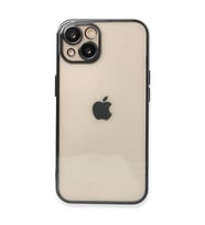 Apple İphone 14 Plus Kılıf Razer Lensli Silikon - Siyah
