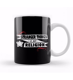 Stranger Things Is My Religion Kupa Bardak Porselen