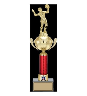 ODAK KUPA - Figürlü Kupalar - Voleybol Kadın Figürlü Kupalar FG-054 B - 44 cm