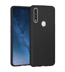 Oppo A31 İnce Mat Silikon Kılıf Siyah