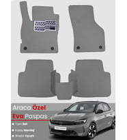 OPEL CORSA F ELEKTRİKLİ (2019-2025) Uyumlu EVA Paspas Tam Set–Araca Özel,Kolay Montaj,Oto Paspas