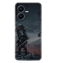 Vivo Y22S Kılıf Silikon Desen Özel Seri Warrior 1653