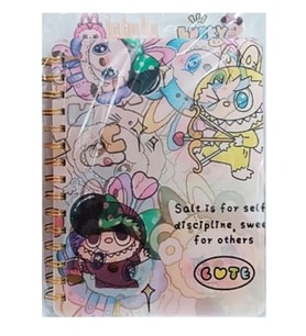 Labubu 3D Ayraçlı Defter A5 Spiralli Orijinal