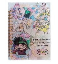 Labubu 3D Ayraçlı Defter A5 Spiralli Orijinal