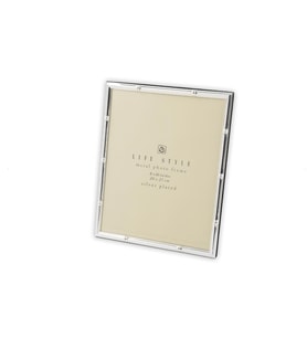 Life Style Metal Photo Frame Silver Plated 8x10inch Ev Dekorasyon Gümüş Çerçeve 20x25cm