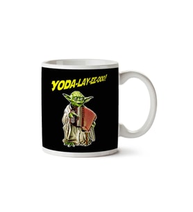 Yoda Lay Ee Ooo Star Wars İki Tarafı Baskılı Kupa Bardak
