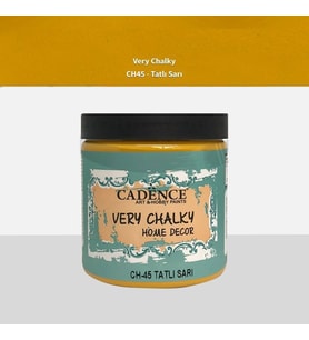 Cadence Very Chalky Home Decor Mobilya Boyası 500 ml. CH-45 TATLI SARI 