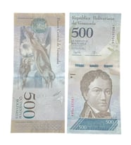Venezuela 500 BOLİVARİANA Yabancı Koleksiyon Kağıt Para. Eski Para. Antika Para. Hediye. Numismatik.