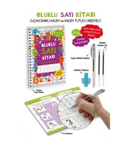 Oluklu Sayı Kitabı (Uçan Sihirli Kalem ve Kalem Tutucu Hediyeli)