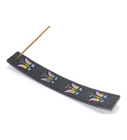 Obsidian Taşı Kayık Tütsülük Ksk2226