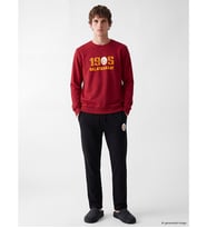 LC WAIKIKI Kırmızı Galatasaray Baskılı Erkek Pijama Takımı