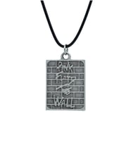 Pink Floyd The Wall Deri ip Kolye - Gümüş Kaplama - Kadın Erkek Kolye - No:1022