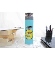 Belalı Civciv Temalı - Baskılı Cam Suluk & Termos - 550 ml
