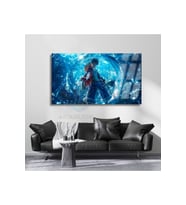 Cam Anime Tablosu One Piece Luffy Dijital Baskı Cam Tablo Dizi Film Anime Tablosu