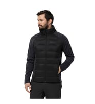 Jack Wolfskin Tasman Down Hybrid Erkek Mont Siyah