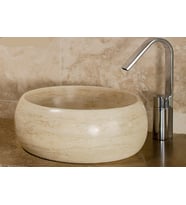 Tezgah Üstü Tekerlek Tİpi Mermer Banyo Lavabo