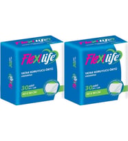 Flexi Life Kedi - Köpek - Evcil Hayvan Çiş Tuvalet Eğitim Pedi 60*90CM 60 Adet (2PK*30) (Beyaz)