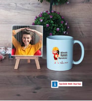 Mühendisler Günü Hediyesi Fotoğraflı Dekoratif Taş, Kupa Bardak Beyaz Hediye (Model 1)
